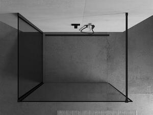 Mexen Kioto ścianka prysznicowa Walk-in 100 x 100 cm, czarny wzór, czarna - 800-100-212-70-70-100