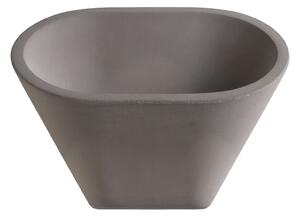 Lampa Ścienna Foscarini, Aplomb R7s, ściemnialny, szary, salon, beton, design