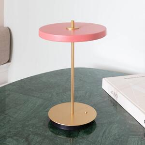 UMAGE Lampa stołowa LED Asteria Move, możliwość ściemniania, fioletowy / różowy / bladoróżowy, salon / jadalnia, metal, design