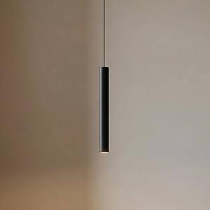 Lampa wisząca LED Lindby Lumaro, czarna, 27 cm, 48 V, ściemniana Lumaro 48V Lindby, możliwość ściemniania, czarny, salon / jadalnia, aluminium, nowoczesny