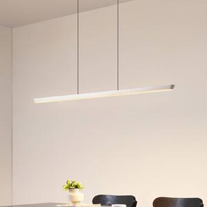 Lampa wisząca Solvar Lucande, możliwość ściemniania, chromowy / srebrny, salon / jadalnia, metal, nowoczesny