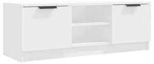 Szafka pod telewizor, biała, 102x35x36,5 cm