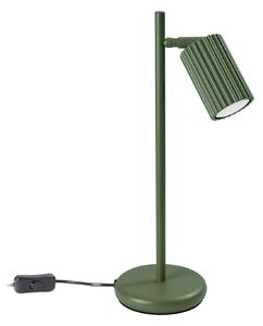 Lampa Stołowa SOLLUX LIGHTING, ALORA, zielony, salon, aluminium