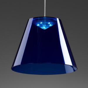 Lampa Wisząca Rotaliana, Dina, niebieski, salon, tworzywo sztuczne, design