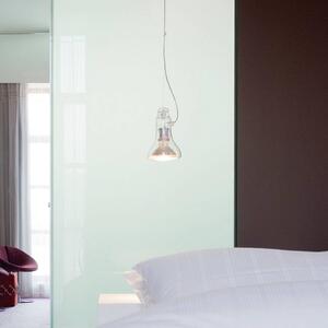 MARSET Lampa wisząca designerska Atlas, przezroczysty / transparentny, salon / jadalnia, tworzywo sztuczne, nowoczesny