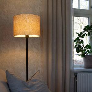 PR Home Lampa stojąca Amy, żółty / pomarańczowy, salon / jadalnia, tkanina / materiał / jedwab