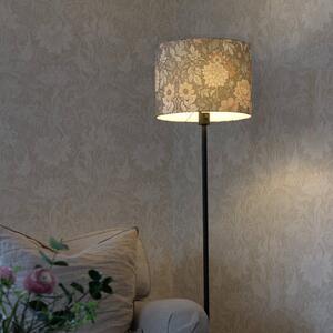 PR Home Lampa stojąca Amy, zielony, salon / jadalnia, tkanina / materiał / jedwab