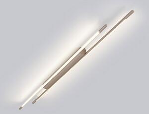 Helestra Lampa sufitowa LED LEDA, możliwość ściemniania, brązowy / rdzawy, biuro, aluminium