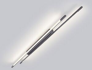 Helestra Lampa sufitowa LED LEDA, możliwość ściemniania, aluminiowy / szary / cynkowy, biuro, aluminium