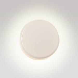 MARSET Kinkiet designerski Caramel, możliwość ściemniania, biały / opal, salon / jadalnia, szkło, design