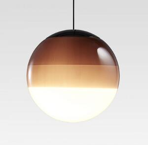 MARSET Lampa wisząca designerska Dipping Light, możliwość ściemniania, brązowy / rdzawy, salon / jadalnia, szkło, design