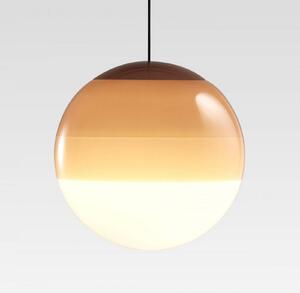MARSET Lampa wisząca designerska Dipping Light, możliwość ściemniania, kremowy / amber, salon / jadalnia, szkło, design