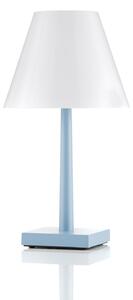 Lampa Stołowa Rotaliana, Dina+, ściemnialny, niebieski, salon, metal, design