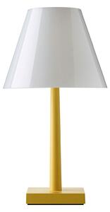 Lampa Stołowa Rotaliana, Dina+, ściemnialny, żółty, salon, metal, design