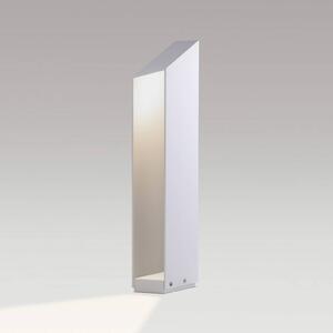 MARSET Lampa ogrodowa stojąca Domus, możliwość ściemniania, biały / opal, aluminium, design