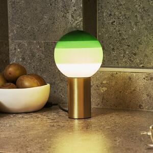 MARSET Lampa stołowa design Dipping Light, zielony, salon / jadalnia, szkło, design