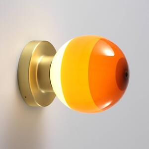 MARSET Kinkiet designerski Dipping Light A2, możliwość ściemniania, mosiężny / złoty, salon / jadalnia, metal, design