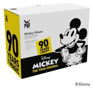Zestaw 2 kubków i 2 łyżeczek WMF Mickey Mouse, 250 ml