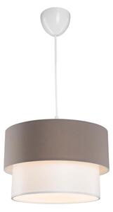 Biało-szara lampa sufitowa 60x18.5 cm – Squid Lighting