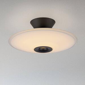 Paul Neuhaus Lampa sufitowa LED Elipsa, możliwość ściemniania, biały / opal, salon / jadalnia, szkło