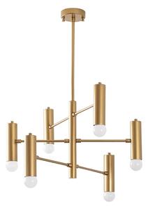 Lampa wisząca w kolorze złota z metalowym kloszem Gharib – Opviq lights