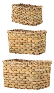 Koszyki z trawy morskiej zestaw 3 szt. 26x16x16 cm Ramon – Bloomingville
