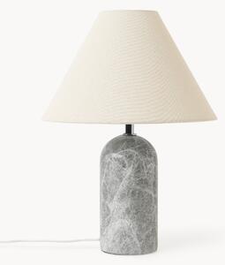 Lampa stołowa z marmurową podstawą Gia