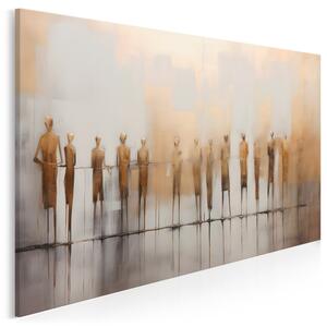 Przodkowie - nowoczesny obraz na płótnie - 120x80 cm