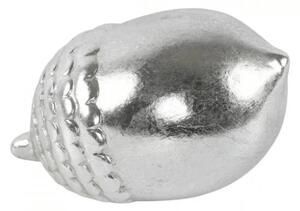 Dekoracyjna figurka SREBRNY ŻOŁĄDŹ 13 cm, srebrna