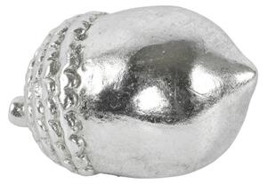 Dekoracyjna figurka SREBRNY ŻOŁĄDŹ 10 cm, srebrna