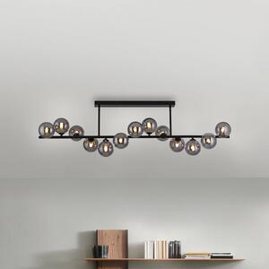 Schöner Wohnen Lampa sufitowa Dubai, czarny, salon / jadalnia, metal, nowoczesny