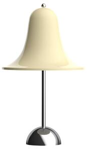 Verpan Lampa stołowa LED Pantop, możliwość ściemniania, kremowy / amber, salon / jadalnia, tworzywo sztuczne, design