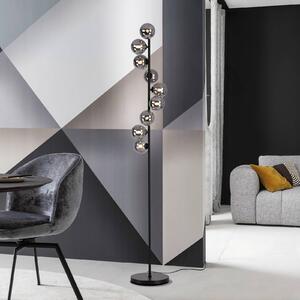 Schöner Wohnen Lampa stojąca Dubai, czarny, salon / jadalnia, metal, nowoczesny