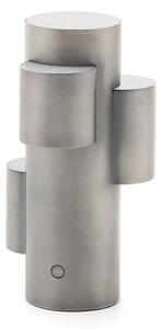 Metalowa lampa stołowa LED ze ściemniaczem w kolorze srebra (wysokość 26,5 cm) Adrina – Kave Home