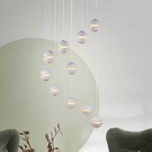 Schöner Wohnen Lampa wisząca Lini, możliwość ściemniania, biały / opal, salon / jadalnia, tworzywo sztuczne, nowoczesny
