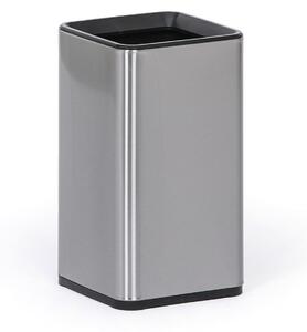 Kosz na śmieci 12 l, srebrny