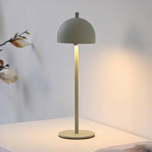 Schöner Wohnen lampa stołowa LED z akumulatorem Bellies, przebudzenie wiosny możliwość ściemniania, zielony, salon / jadalnia, metal, skandynawski