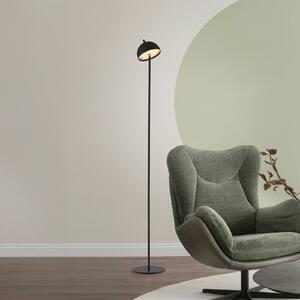 Schöner Wohnen lampa stojąca LED z akumulatorem Bellis, czarna, IP54 możliwość ściemniania, czarny, salon / jadalnia, metal, skandynawski