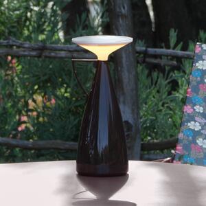 Kartell Lampa stołowa LED Camomille, możliwość ściemniania, czerwony, salon / jadalnia, tworzywo sztuczne, design
