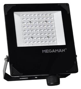 MEGAMAN Reflektor zewnętrzny LED Hugo, 50 W, 4000 K, IP66 Hugo, czarny, aluminium