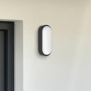 MEGATRON Lampa zewnętrzna z czujnikiem ruchu Zella Neo Sensor, możliwość ściemniania, czarny, przedpokój, tworzywo sztuczne