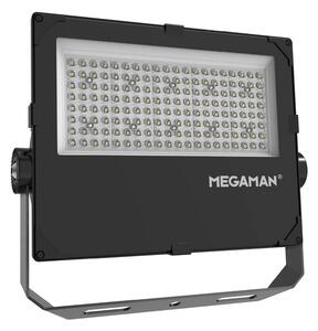 MEGAMAN Reflektor zewnętrzny LED Hugo, 90 W, 3000 K, IP66 Hugo, czarny, aluminium