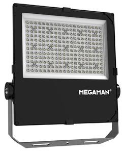 MEGAMAN Reflektor zewnętrzny LED Hugo, 150 W, 3000 K, IP66 Hugo, czarny, aluminium