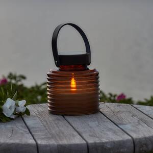 Sirius Lampa solarna ozdobna Aston Jar, kremowy / amber, szkło