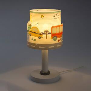 Dalber Lampa stołowa Baby Travel, biały / opal, pokój dziecięcy, tworzywo sztuczne