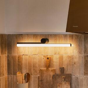 MARSET Kinkiet designerski Ambrosia A 60, możliwość ściemniania, czarny, salon / jadalnia, aluminium, design