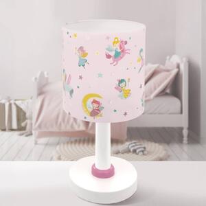 Dalber Lampa stołowa Fairy Dreams, fioletowy / różowy / bladoróżowy, pokój dziecięcy, tworzywo sztuczne