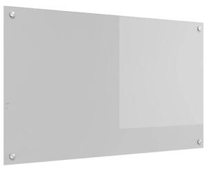Panel kuchenny Jasnoszary 100 x 60 cm szkło hartowane