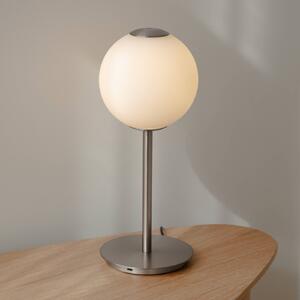 UMAGE Lampa stołowa design Audrey, możliwość ściemniania, aluminiowy / szary / cynkowy, salon / jadalnia, metal, design