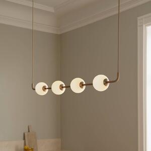UMAGE Lampa wisząca designerska Audrey, możliwość ściemniania, mosiężny / złoty, salon / jadalnia, metal, design